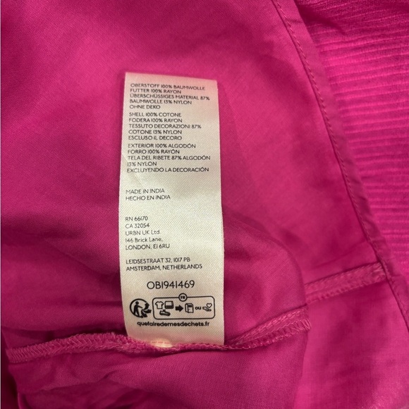 FREE PEOPLE HEARTLAND MINI DRESS IN ISLAND FLOWER  Size L NWT - Picture 11 of 15